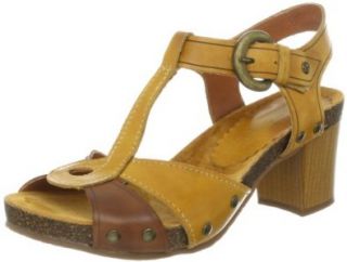 Pikolinos Women's Praga 871 9445 Sandal, Yellow/Brown, 35 EU/4.5 5 M US Shoes