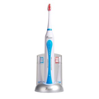 Pursonic Deluxe PLUS Rechargeable SONIC Toothbrush with 12 BONUS Brush Heads   Dental Care