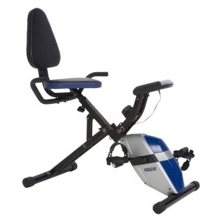 ProGear 190 Compact Space Saver Recumbent Bike with Heart Pulse Sensors   Exercise Bikes