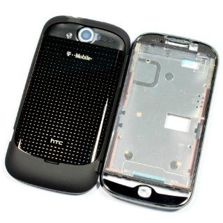 Full Housing Case Cover Replacement For HTC myTouch 4G   Black Cell Phones & Accessories