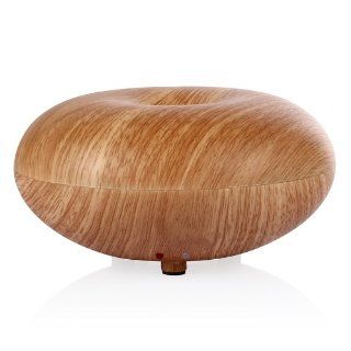 Lagute Bois Series 140ML Aromatherapy Essential Oil Diffuser Ionizer Air Humidifier, Wood Grain Style, Super Fine & Smooth Mist Version (Shallow Wood Grain   Apple Shape) Health & Personal Care