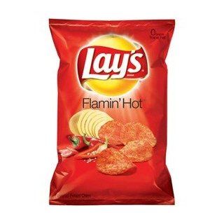 Lay's Potato Chips, Hot, 1.875 Ounce (Pack of 28)  Grocery & Gourmet Food