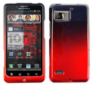 For Motorola Droid Bionic XT875 Case Cover Red Black A005 AG Cell Phones & Accessories