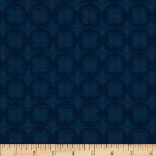 Waverly Full Circle Matelasse Blue Marine Fabric