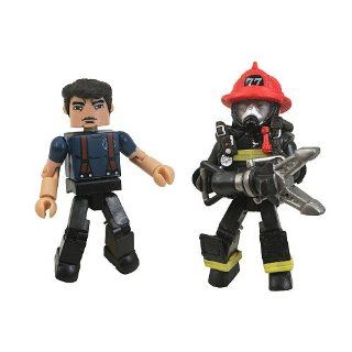 MiniMates   MAX Elite Heroes   Fire Fighters Toys & Games