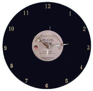 Metallica  And Justice for All LP Rock Clock   Wall Clocks