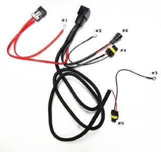 iJDMTOY H1 H3 H7 H11 9005 9006 HB3 HB4 880 Single Beam HID Conversion Kit Relay Wire Harness Automotive