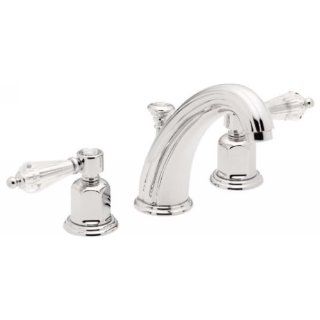 California Faucets 8" Widespread Faucet W/ Lever Handles 6902 PVD Polished Brass (pvd)   Touch On Bathroom Sink Faucets  