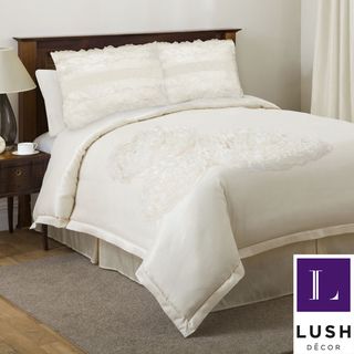 Lush Decor La Sposa Ivory 4 piece King/cal King size Comforter Set