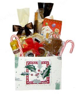 Deck The Halls   Sugar Free Christmas Gift Basket  Gourmet Gift Items  Grocery & Gourmet Food