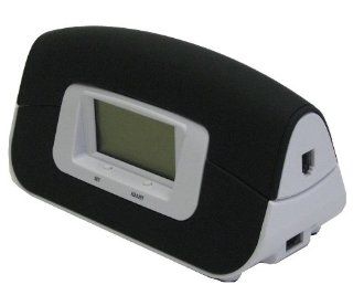 Sylvania Alarm Clock Phone with Black Rubberized Finish (ST884 Black)  Electronics
