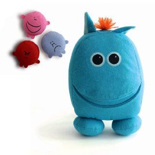 Kimochi Feelings Communication Toy Plush Blue Twin Toys & Games