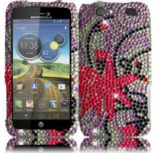For Motorola Atrix 3 MB886 Atrix HD Full Diamond Bling Cover Case Pink Splash Cell Phones & Accessories