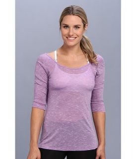 Beyond Yoga Low Back Tee Womens T Shirt (Purple)