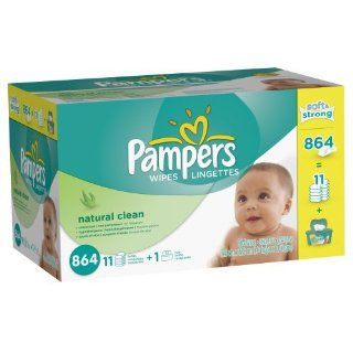SoftCare natural clean unscented baby wipes are made with pure water.   Pampers Softcare Unscented Wipes 12x Box With Tub 864 Count (Packaging May Vary) 