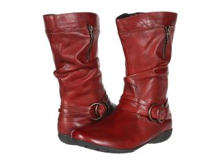 Rieker D8972 Dena 72 Womens Zip Boots (Red)