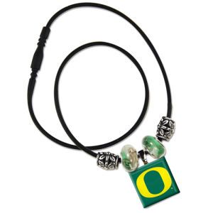 Oregon Ducks Wincraft Lifetile Necklace w/ Bead