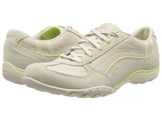 SKECHERS Relaxed Fit Breathe   Easy   Just Relax Womens Lace up casual Shoes (Olive)