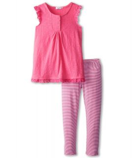 Splendid Littles Eyelet Overlay S/S Tunic Set Girls Sets (Pink)