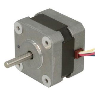 4 PHASE UNIPOLAR STEPPER MOTOR, STEP, 4VDC@0.9A, 0.9*, S/A, SHAFT0.2DIAX0.9 INCH L,  Electric Motors