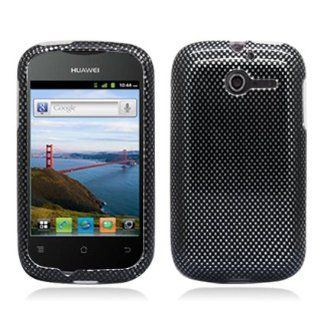 Aimo HWM866PCIM006 Durable Hard Snap On Case for Huawei Ascend Y M866   1 Pack   Retail Packaging   Carbon Fiber Cell Phones & Accessories