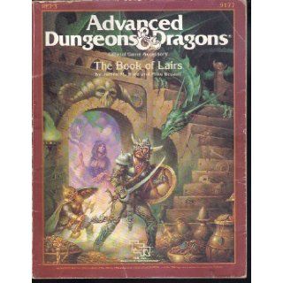 The Book of Lairs (Advanced Dungeons & Dragons Official Game Accessory, REF3, No. 9177) James M. Ward, Mike Breault 9780880383196 Books