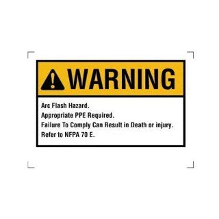 Ideal 44 892 Arc Flash Warning Labels