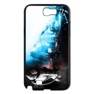 Custom Batman Arkham City Back Cover Case for Samsung Galaxy Note 2 N7100 N326 Cell Phones & Accessories