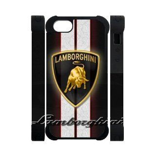 Vilen Home Custom Cover Case Lamborghini Cars Logo 3D Polymer Case for IPhone 5 Vilen Home 04642 Cell Phones & Accessories