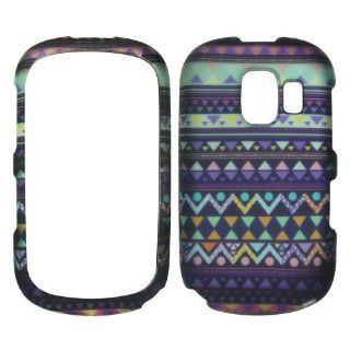 2D Purple Tribal Alcatel 871A / Alcatel One Touch OT871A Prepaid Go Phone (AT&T) Case Cover Phone Snap on Cover Cases Protector Faceplates Cell Phones & Accessories