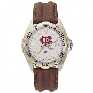 NSNSW22151P Mens All Star Montreal Canadiens Leather Watch Sports & Outdoors