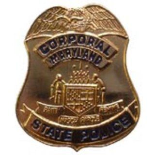 Maryland State Police Badge Pin 1" Sports & Outdoors