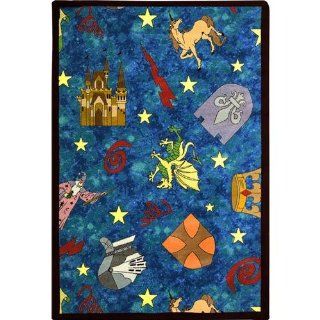 Whimsy Kid Essentials Mythical Kingdom Kids Rug Rug Size 10'9" x 13'2"   Childrens Rugs