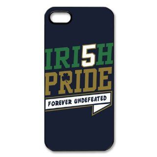 Customize Notre Dame Fighting Irish Hard Case for Apple IPhone 5/5S Cell Phones & Accessories