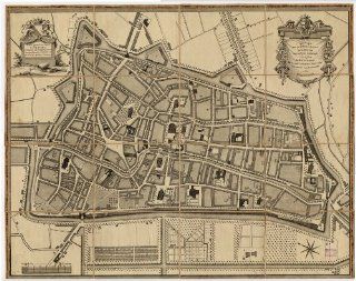 Antique Map UTRECHT NETHERLANDS Van Schoonhoven 1778   Etchings Prints