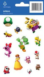 Nintendo Character Shimmer Stickers   Childrens Decorative Stickers