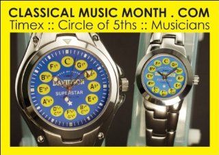 Timex (Men)  Music Circle of 5ths Watch  U.S. Patent No. 6,898,153 Musical Instruments