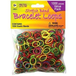 Mini Multi Color Rubber Band Bracelet Loops 1000 pack Jewelry