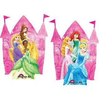 Disney Princess Pink Castle Shape 35" Mylar Foil Balloon Toys & Games