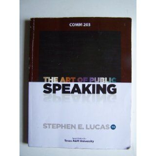 ART OF PUBLIC SPEAKING >CUSTOM Stephen E. Lucas 9780077687885 Books