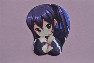Ultra soft Silicone 3D Big Boobs Sexy Anime BlackRockShooter Mouse Pad Mousepad High?1.10 IN D6 Computers & Accessories
