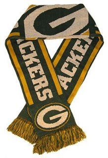 Green Bay PACKERS NFL Football Team KNIT SCARF New Gift  Sports Fan Apparel  Sports & Outdoors