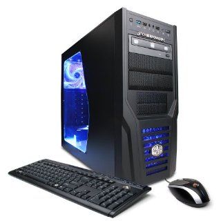 CyberpowerPC Gamer Ultra GUA880 Desktop (Black/Blue)  Desktop Computers  Computers & Accessories