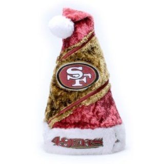 San Francisco 49ers Santa Claus Christmas Hat   NFL Football  Baseball Caps  Sports & Outdoors