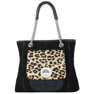 Vince Camuto Aphrodite Shopper Handbag Purse ~ Black Multi In Color Clothing