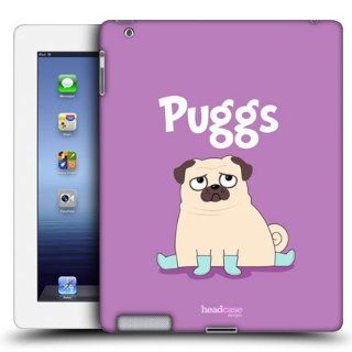 Head Case Designs Puggs Piper The Pug Hard Back Case Cover for Apple iPad 3 iPad with Retina Display Computers & Accessories