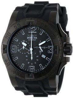 Invicta Men's 11914 Excursion Sport Chronograph Black Dial Black Polyurethane Watch at  Men's Watch store.