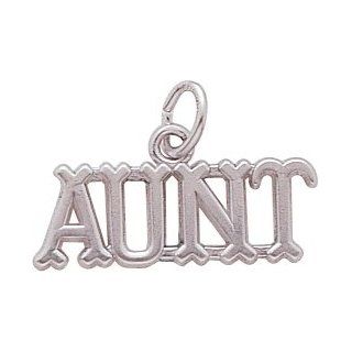 Rembrandt Charms Aunt Charm, Sterling Silver Clasp Style Charms Jewelry