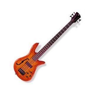 Spector SpectorCore5 Bass Guitar (5 String, Fretless, Amberburst) Musical Instruments