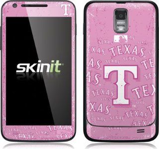 MLB   Texas Rangers   Texas Rangers   Pink Cap Logo Blast   Samsung Galaxy S II Skyrocket   Skinit Skin Sports & Outdoors